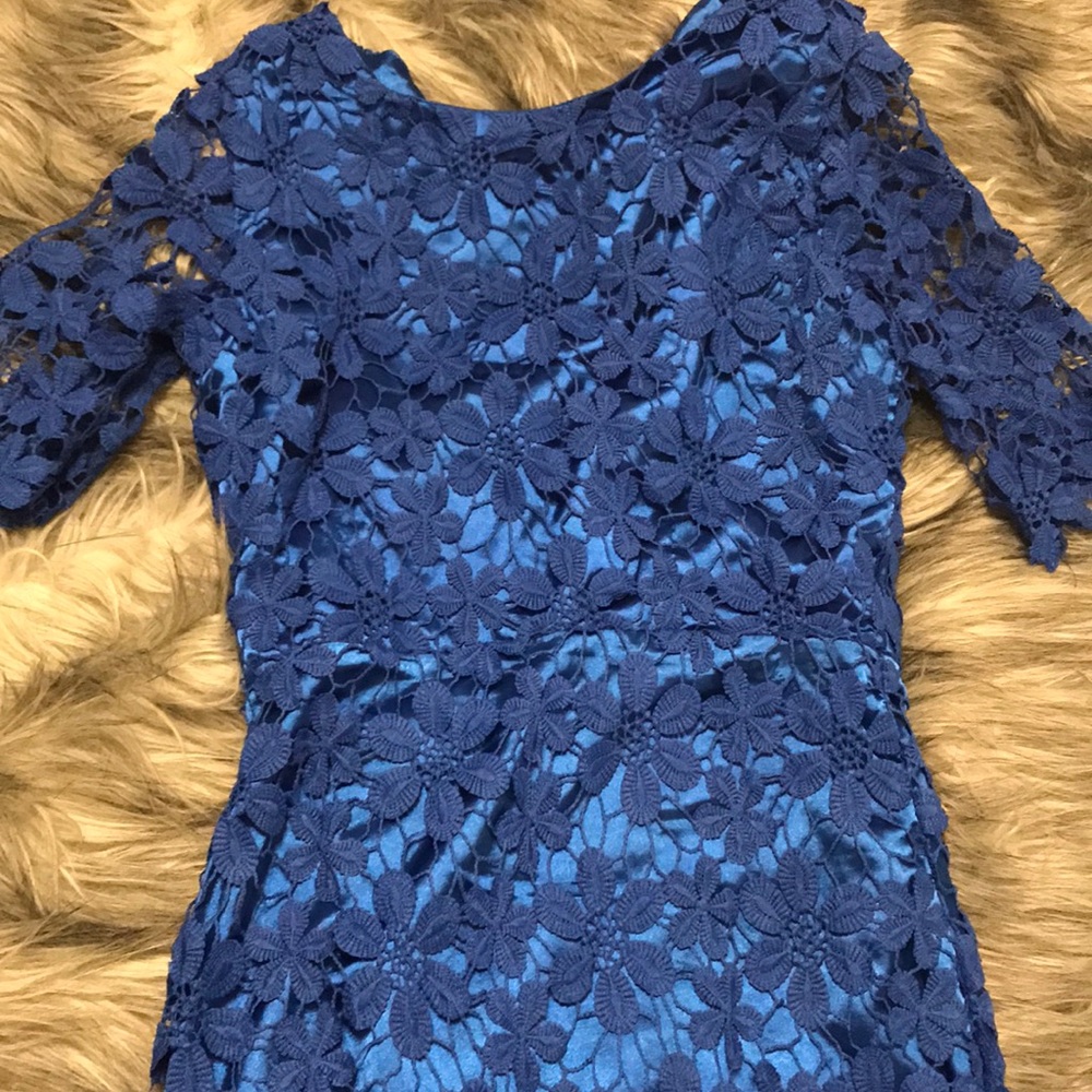 Royal blue dress